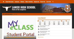 Desktop Screenshot of lanierhs.org