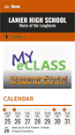 Mobile Screenshot of lanierhs.org
