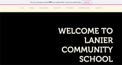 Desktop Screenshot of lcs.lanierhs.org