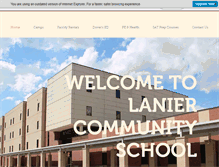 Tablet Screenshot of lcs.lanierhs.org